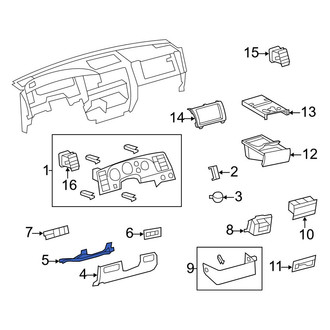 Toyota OE - Instrument Panel Pad