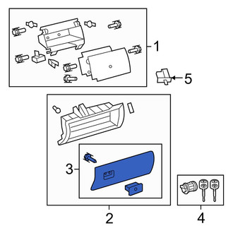 Toyota OE - Front Glove Box Door