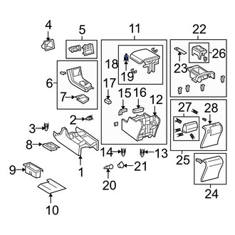 Toyota OE - Instrument Panel Cover