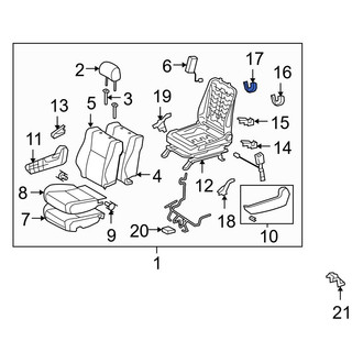 Toyota OE - Front Right Outer Seat Hinge Cover