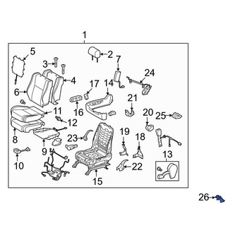Toyota OE - Front Right Inner Seat Track Cover