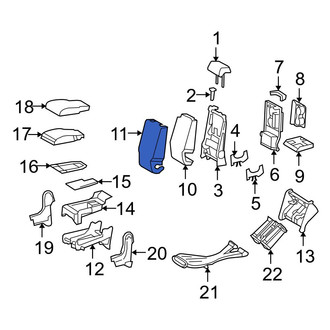 Toyota OE - Front Center Seat Back Cushion Cover