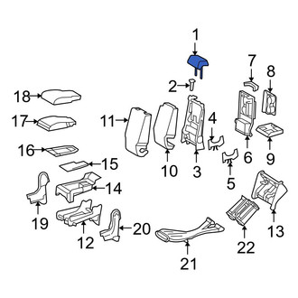 Toyota OE - Front Center Headrest