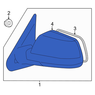 Toyota OE - Front Right Door Mirror Cover
