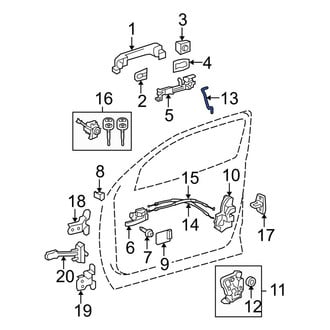 Toyota OE - Front Left Door Lock Operating Rod