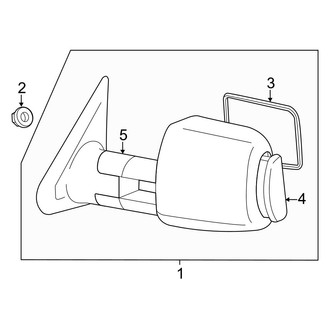 Toyota OE - Front Door - Outside Mirrors (With Signal Lamp)