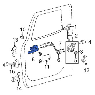 Toyota OE - Front Right Inner Interior Door Handle