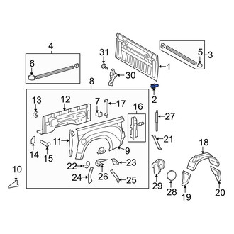 Toyota OE - Truck Bed Panel Bolt
