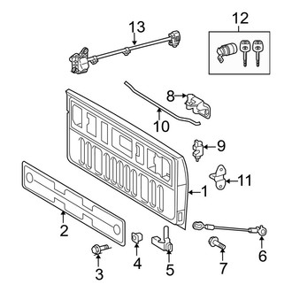 Toyota OE - Pick Up Box - Tail Gate