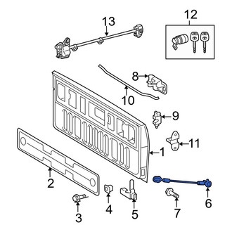 Toyota OE - Left Tailgate Support Cable