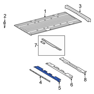 Toyota OE - Rear Truck Bed Floor Sill