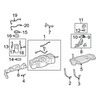 Toyota OE - Fuel Filler Neck Insulator