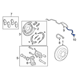 Toyota OE - Front Left ABS Wheel Speed Sensor