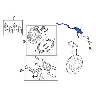 Toyota OE - Rear ABS Wheel Speed Sensor Wiring Harness
