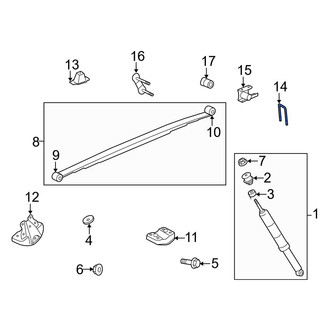Toyota OE - Leaf Spring Axle U-Bolt
