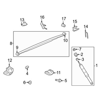 Toyota OE - Rear Suspension - Suspension Components