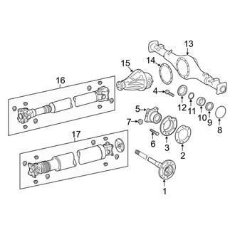 Toyota OE - Rear Suspension - Axle & Differential
