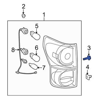 Toyota OE - Tail Light Screw