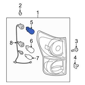 Toyota OE - Rear Tail Light Bulb
