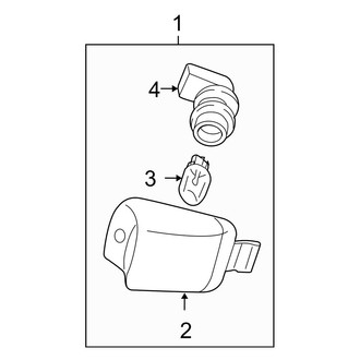 Toyota OE - Rear Right License Plate Light Assembly