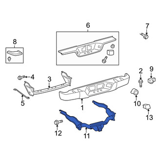 Toyota OE - Rear Trailer Hitch