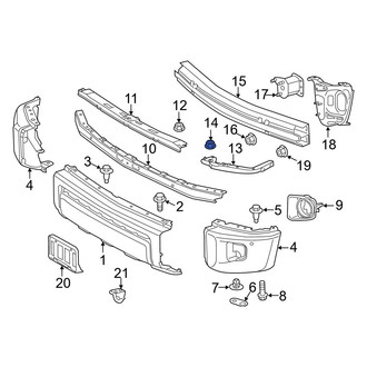 Toyota OE - Bumper Cover Nut