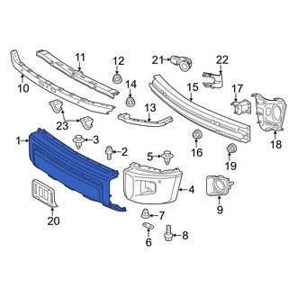 Toyota OE - Front Bumper Face Bar