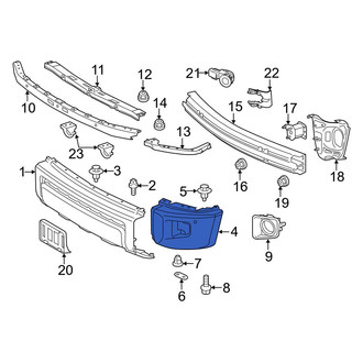 Toyota OE - Front Left Bumper End Cap