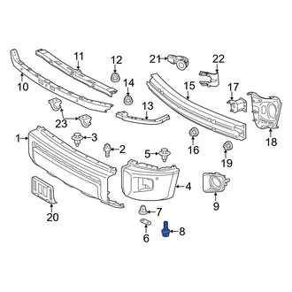 Toyota OE - Bumper End Cap Bolt