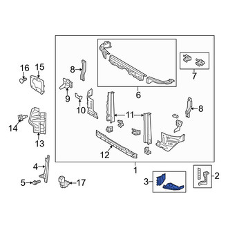 Toyota OE - Front Right Fender Apron Reinforcement