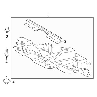 Toyota OE - Radiator Support - Splash Shields