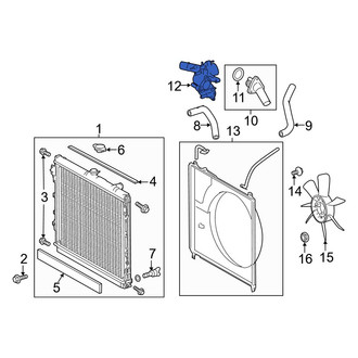Toyota OE - Engine Coolant Inlet Flange