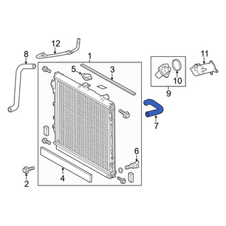 Toyota OE - Upper Radiator Coolant Hose