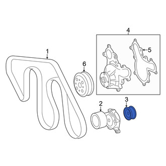 Toyota OE - Accessory Drive Belt Idler Pulley