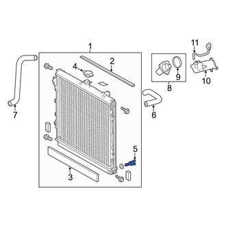 Toyota OE - Engine Oil Cooler Line Drain Valve