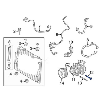Toyota OE - A/C Compressor Bolt