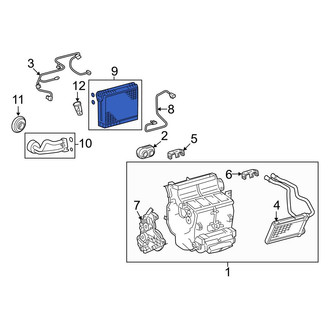 Toyota OE - A/C Evaporator Core