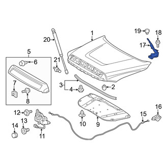 Toyota OE - Front Left Hood Hinge