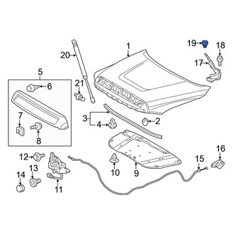 Toyota OE - Hood Stop Buffer