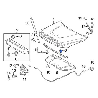 Toyota OE - Hood Stop Buffer