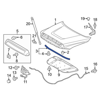 Toyota OE - Front Hood Seal
