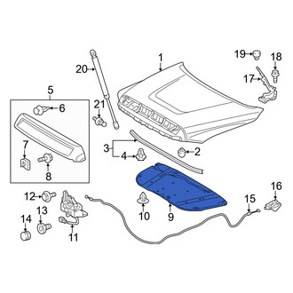 Toyota OE - Hood Insulation Pad