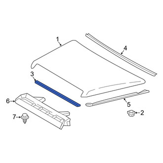 Toyota OE - Hood Scoop Gasket
