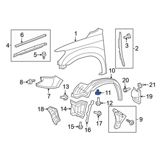 Toyota OE - Fender Liner Grommet