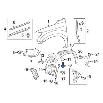 Toyota OE - Wheel Arch Flare Screw