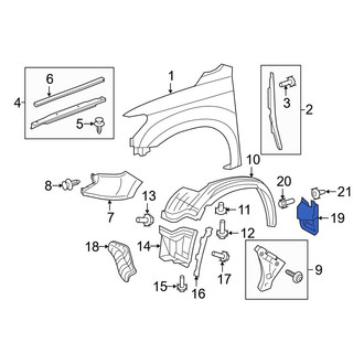 Toyota OE - Front Right Mud Flap