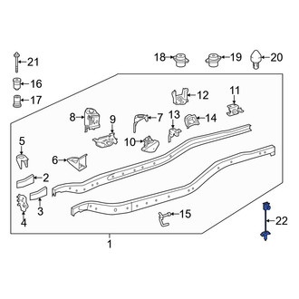 Toyota OE - Rear Spare Tire Carrier