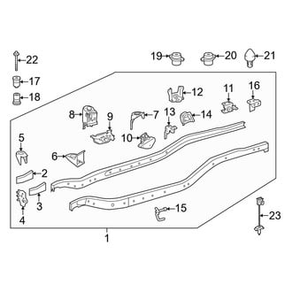 Toyota OE - Frame & Components (RWD)