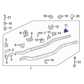 Toyota OE - Rear Right Leaf Spring Bracket