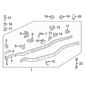 Toyota OE - Frame & Components (4WD)